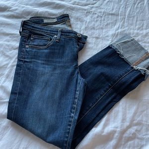 AG crop cuff Jean